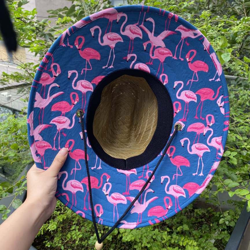 Hardcore Straw Hat Flamingo