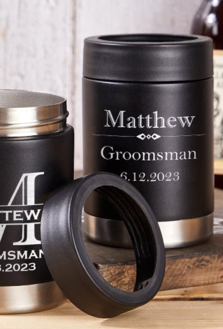 PERSONALLY ENGRAVED - Insulated Can Cooler/stubby holder or Waterbottle