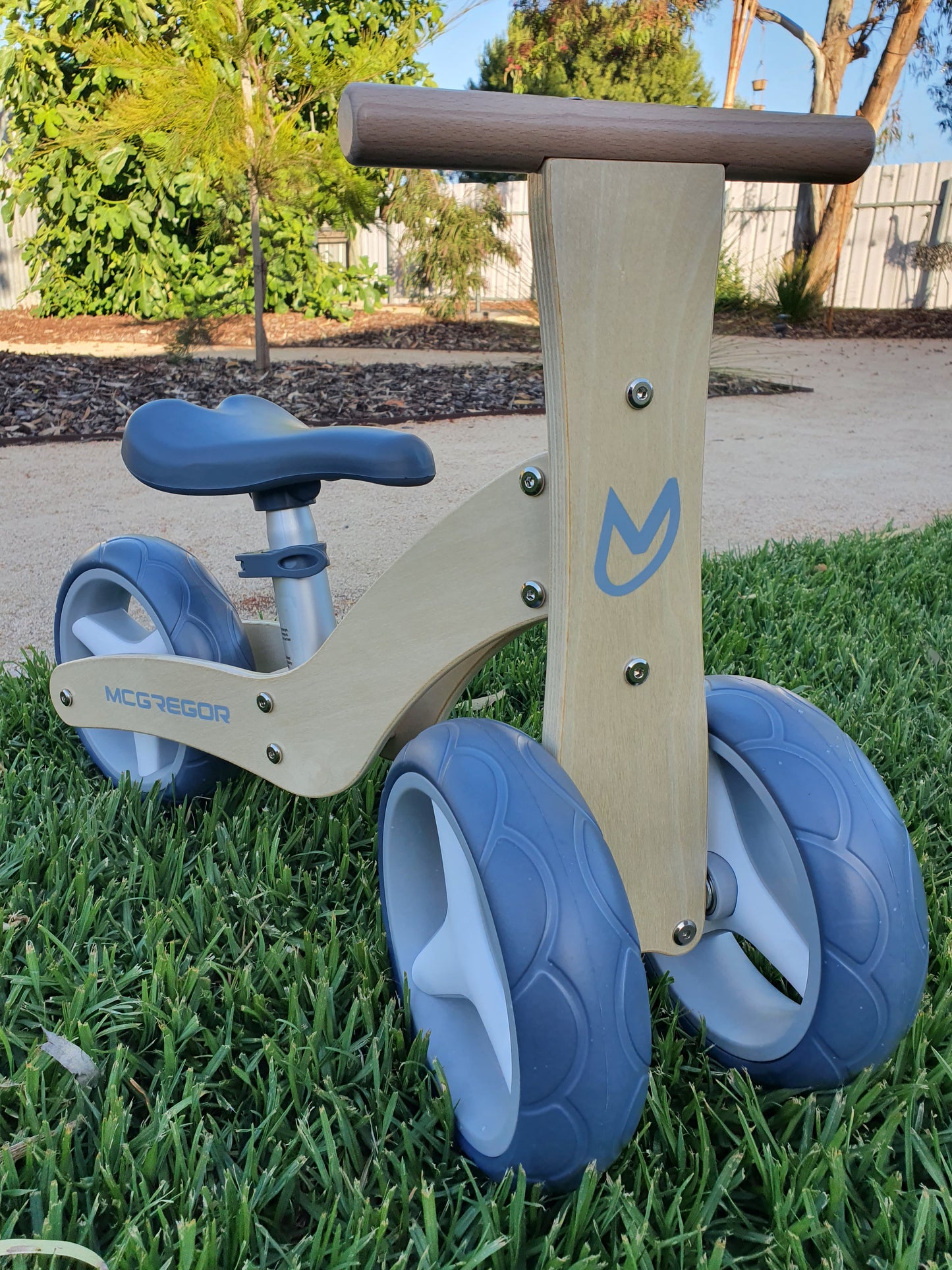 MCGREGOR Wood Balance Bike - personalised with your child's name